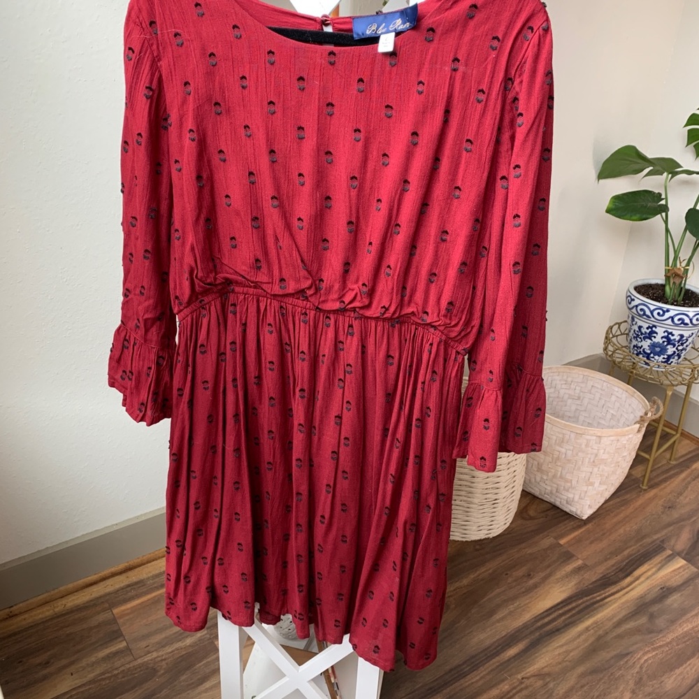 Cute Francesca’s maroon dress